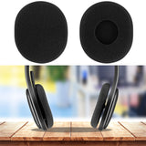Geekria QuickFit Foam Replacement Ear Pads for Logitech H800 Headphones Ear Cushions, Headset Earpads, Ear Cups Cover Repair Parts (Black)