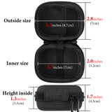 Geekria Shield Earbuds Case Compatible with JBL Live Buds 3/Beam 3/Flex 3 TUNE 220TWS Live Pro 2 TWS Vibe Beam Case Replacement Hard Shell Travel Carrying Bag (Grey)