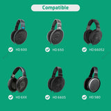Geekria Apollo Single Crystal Copper Upgrade Audio Cable Compatible with Sennheiser HD 600S2 660S 600 650 6XX, 2.5mm Replacement Headphones Cord for Hi-Resolution, HiFi Headset (5 ft/1.5 m)