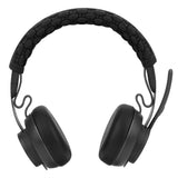 Geekria 2Pcs Replacement Headband Cover for Logitech Zone Wired/ 750/ 900/ Wireless/ 300/ 301, Bose QC45, QC35, QC35II, Beats Studio Pro, ATH-M50x, Sony WH-1000XM6 Headphones (Black)