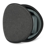 Geekria Shield Case Compatible with Sony WH-XB910N, WH-XB900N, WH-H900N, WH-1000XM2 Headphones, Replacement Protective Hard Shell Travel Carrying Bag with Cable Storage (Dark Grey)