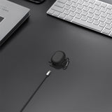 Geekria Silicone Case Cover Compatible with Google Pixel Buds A True Wireless Earbuds, Earphones Skin Cover, Protective Carrying Case with Keychain Hook, Charging Port Accessible (Black)