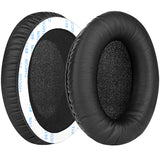 Geekria QuickFit Replacement Ear Pads for Audio-Technica ATH-ANC7, ANC9 Headphones Ear Cushions, Headset Earpads, Ear Cups Cover Repair Parts (Black)