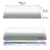 Geekria Tenkeyless Acrylic Keyboard Dust Cover, for TKL 80% Compact 87 Key Computer Mechanical Gaming Keyboard, Compatible with Razer Huntsman V2 TKL, Tournament Edition TKL (Gradient Black)