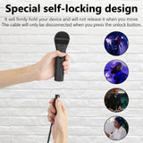 Geekria for Creators USB to XLR Female Microphone Cable 10 ft / 3 M, Compatible with FIFINE K688, AmpliGame AM8, Shure MV7, Samson Technologies Q2U, Rode PodMic, Balanced Mic Cord (Black)