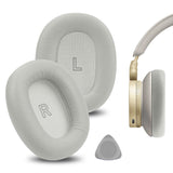 Geekria Elite Sheepskin Replacement Ear Pads for Bang & Olufsen Beoplay H95 (1266100) Headphones Ear Cushions, Repair Parts (Grey)