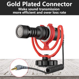 Geekria for Creators 3.5mm TRRS to TRS Coiled Right Angle Microphone Cable 1.6 ft / 50 CM, Compatible with Rode SC7, VideoMicro, VideoMic GO II, Wireless GO II 1/8 Male to Male Mic Cord (Black)