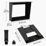 Geekria Foldable Smartphone Sunshade Hood with Phone Mount, Anti-Glare Phone Screen Shade with 1/4" Tripod Thread for Outdoor Video Recording, Fits 4.0-7.2" Smartphones