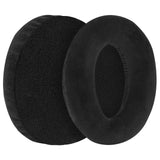 Geekria Comfort Velour Replacement Ear Pads for Sennheiser HD525, HD535, HD545, HD565, HD580, HD600, HD650, HD660 S, HD 660S2 Headphones Earpads, Headset Ear Cushion Repair Parts (Black)