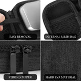 Geekria Shield Earbuds Case Compatible with T5 II True Wireless, Replacement Portable Hard Shell Travel Carrying Bag with Cable Storage (Grey)
