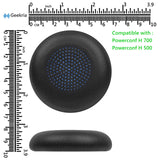 Geekria QuickFit Replacement Ear Pads Compatible with Anker Powerconf H700, H500 Headphones, Ear Cushions (Black)