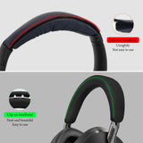 Geekria Headband Pad Compatible with Bowers & Wilkins Px8/Px7 S3/Px7 S2/Px7 S2e (Not Compatible with Px7) Headphones, Replacement Band Repair Part (Black)