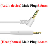 Geekria Audio Cable Compatible with JBL Tune 770NC 760NC 750BTNC 720BT 660NC 600BTNC, Live 650BTNC 500BT 460NC 400BT Headphones, 2.5mm to 3.5mm Replacement Stereo Cord (4 ft /1.2 m)