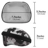 Geekria Storage Case Compatible with 8BitDo Pro 2, Ultimate, 2C, 2.4G Dual Sense Wireless Controller, Game Protective Cover Travel Portable Bag (Camouflage)