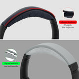 Geekria Lammy Velvet Headband Pad Compatible with Bose QuietComfort 35II Gaming, QC35II/ QC35/ QC45/ QC SE Headphones, Replacement Band Repair Part (Grey)