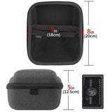 Geekria for Creators Microphone Case Compatible with FIFINE AmpliGame A6V, A6T, A6B, A6W, A6TB, A6TP, A6VB, A6VW, Hard Shell Mic Carrying Case, Travel Protective Bag with Cable Storage