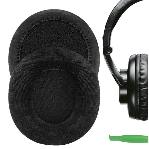 Geekria Comfort Velour Replacement Ear Pads for Shure Srh240, Srh440, Srh840, Srh940, Srh1440, Srh1540, Srh1840, Hpaec 240 440 840 940 1440 1540 Headphones Ear Cushions, Earpads, Ear Cups Cover