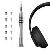 Geekria Replacement Screws + Screwdriver Tool Kit, Replacement Parts / Replacement Headband Repair Fix Parts Fits Beats Studio 3.0, Studio 2.0 Wireless Headset, With 10 Pcs (Grey)