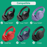 Geekria Sport Cooling-Gel Replacement Ear Pads Compatible with JBL Tune 700BT/ 750BTNC/ 710BT/ 720BT/ 760NC/ 770NC Wireless Headphones, Repair Parts (Black)