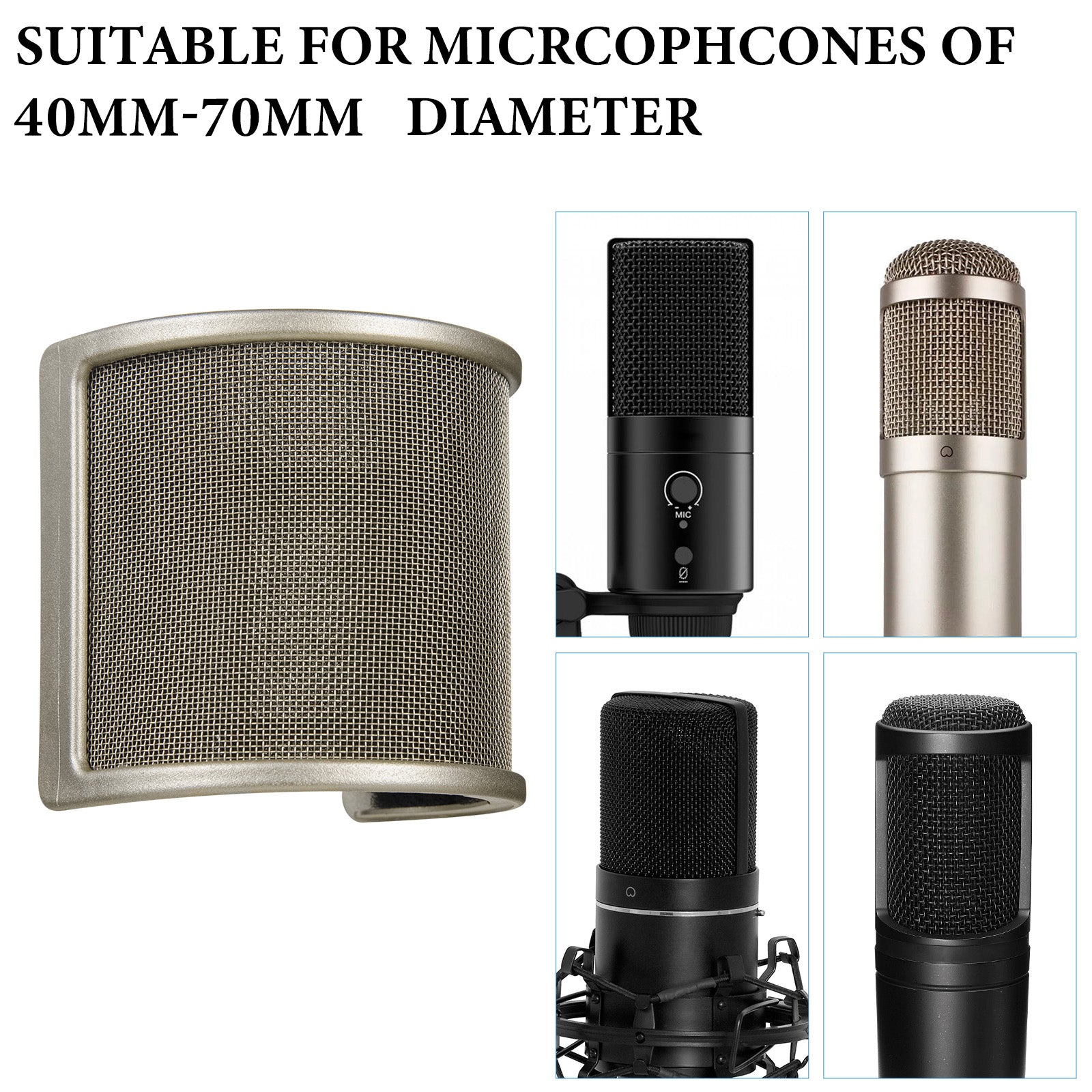 Lot De 2 Housses Anti-Pop En Mousse Geekria – Pare-Brise Pour Micro Rode VideoMic, NTG1, NTG2, NTG4, NTG4+ – Protection Anti-Vent & Plosives Noir