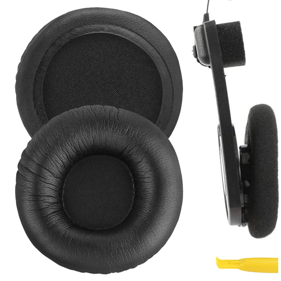 Geekria QuickFit Replacement Ear Pads for KOSS Porta Pro PP, KSC35, KSC75, KSC55, KSC50, KSC-10, KTX PRO1, KTX8, PTX6 Headphones Ear Cushions, Headset Earpads, Ear Cups Cover Repair Parts (Black)