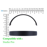 Geekria Plastic Headband Pad Compatible with Beats Studio Pro Headphones, Replacement Band Repair Part (Blue)