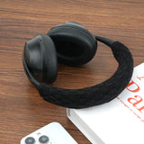 Geekria Knit Fabric Headband Cover Compatible with Bose NCH 700, NC700 (794297-0100) Headphones, Replacement Repair Part (Black)