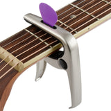 Geekria 3IN1 Guitar Capo, Zinc Alloy Metal Capo for Acoustic and Electric Guitars, Ukulele, Mandolin, Classical Guitar Accessories (Karachi Color)