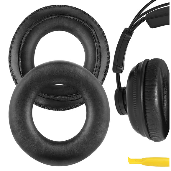 Geekria QuickFit Replacement Ear Pads for Superlux HD 681, HD 668B, HD 669, HD 660, HD 662, HD 440, HD 330 Headphones Ear Cushions, Headset Earpads, Ear Cups Cover Repair Parts (Black)