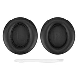 Geekria Elite Sheepskin Replacement Ear Pads for Anker Soundcore Life Q30, Life Q35 BT Headphones Ear Cushions, Headset Earpads, Ear Cups Cover Repair Parts (Black)