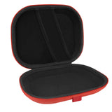 Geekria Shield Headphones Case Compatible with Sony MDR-ZX300, MDR-ZX310, MDR-XB200, MDR-ZX100, MDR-ZX110 Case, Replacement Hard Shell Travel Carrying Bag with Cable Storage (Red)