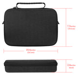 Geekria Action Camera Protective Case Carrying Case, Compatible with DJI Osmo Action 5 Pro/4/3 Action Camera, Travel Storage Bag with Cable Storage (Dark Grey)