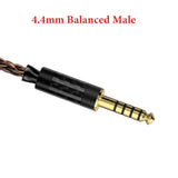Geekria Apollo 6NOCC 4.4mm Balanced Cable Single Crystal Copper Upgrade Extension cord, 4.4mm Male to Female Replacement Cord for HiFi Headset (9.8ft / 3m)