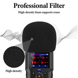 Geekria for Creators Foam Windscreen Compatible with ZOOM H4 essential Recorder, Mic Wind Cover, Sponge Filter, Portable Digital Recorder (Black / 2 Pack)