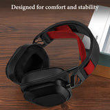 Geekria Flex Fabric Headband Pad Compatible with Corsair HS80 RGB, HS80 MAX Headphones Replacement Band, Repair Part (Red)