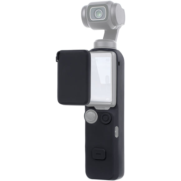 Geekria for Creators Silicone Protective Case Cover, Compatible with DJI Osmo Pocket 3 Action Camera, Soft Silicone Camera Combo Accessories (Black)