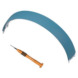 Geekria Plastic Headband Pad Compatible with Beats Solo 4 Headphones, Replacement Band Repair Part (Blue)
