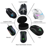 Geekria Travel Case Compatible with Logitech G402, G502, G602, G203, G PROX, Razer DeathAdder Chroma, Naga, Mamba, Basilisk X, Basilisk V3, and Many Gaming Wireless Mouse / Protective Travel Case