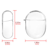 Geekria TPU Case Cover Compatible with Google Pixel Buds 2 True Wireless Earbuds Protective Charger Carrying Case, Wireless Earphones Skin Cover with Keychain Hook (Clear)