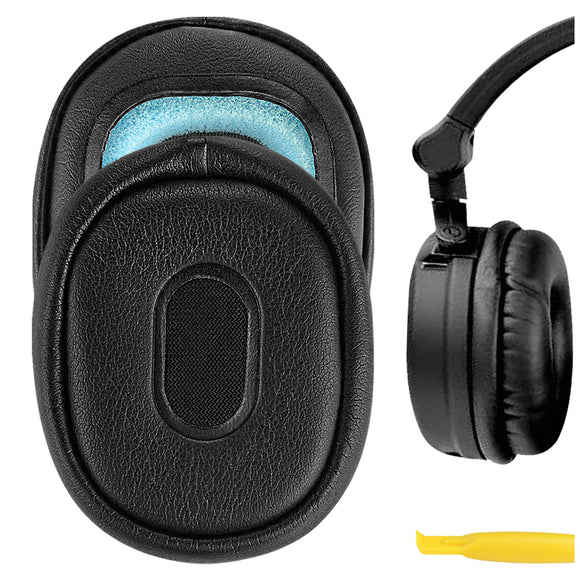 Geekria QuickFit Replacement Ear Pads for Sony MDR-NC40 Headphones Ear Cushions, Headset Earpads, Ear Cups Cover Repair Parts (Black)