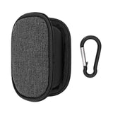 Geekria Headphones Carrying Case Compatible with Soundcore VR P10, Life P2, 1MORE Comfobuds 2, Pro Case, Replacement Protective Travel Pouch Bag with Cable Storage (Dark Grey)