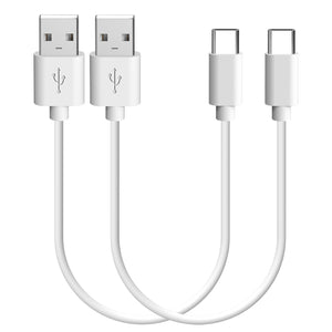 Geekria USB Earbuds Charger Cable Compatible with Sony WF-C710N, WI-XB400 WI-SP510, WF-1000XM5/1000XM4, LinkBuds, INZONE Buds, USB Replacement Power Charging Cord (1 ft/30 cm 2 Pack)