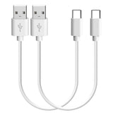 Geekria USB Earbuds Charger Cable Compatible with Sony WF-C710N, WI-XB400 WI-SP510, WF-1000XM5/1000XM4, LinkBuds, INZONE Buds, USB Replacement Power Charging Cord (1 ft/30 cm 2 Pack)