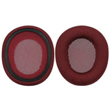 Geekria Comfort Mesh Fabric Replacement Ear Pads for SteelSeries Arctis Nova Pro Wired, Arctis Nova1, Nova3, Nova4, Nova5, Nova7 Headphones Ear Cushions (Red)