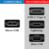 Geekria USB Earbuds Charger Cable Compatible with Bose Sleepbuds, Sony WF-SP700N, JBL C100TWS, Free 2, LG HBS F110, A100 Charger, USB to Micro-USB Replacement Power Charging Cord (4ft / 120cm)