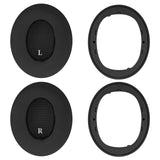 Geekria SNAP Ear Pads Replacement Kit for Beats Studio Pro Headphones, Magnetic Easy Switch Ear Cushions, Exchange Earpads in Seconds, Ear Cups Cover Repair Parts (Black Cooling-Gel, 1 Pair)