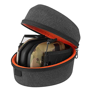 Geekria Hard Shell Carrying Case / Bag For Howard Leight Impact Sport OD Electric Earmuff / Headset / Headphones, with Mesh Pocket for Accessories
