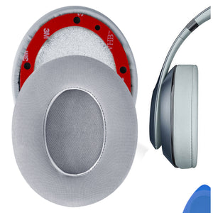 Geekria Sport Cooling-Gel Ear Pads for Studio 3, Studio Wired B0500 / Wireless B0501 Headphone Ear Pad / Ear Cushion / Ear Cups / Ear Cover / Earpads Repair Parts (Grey)